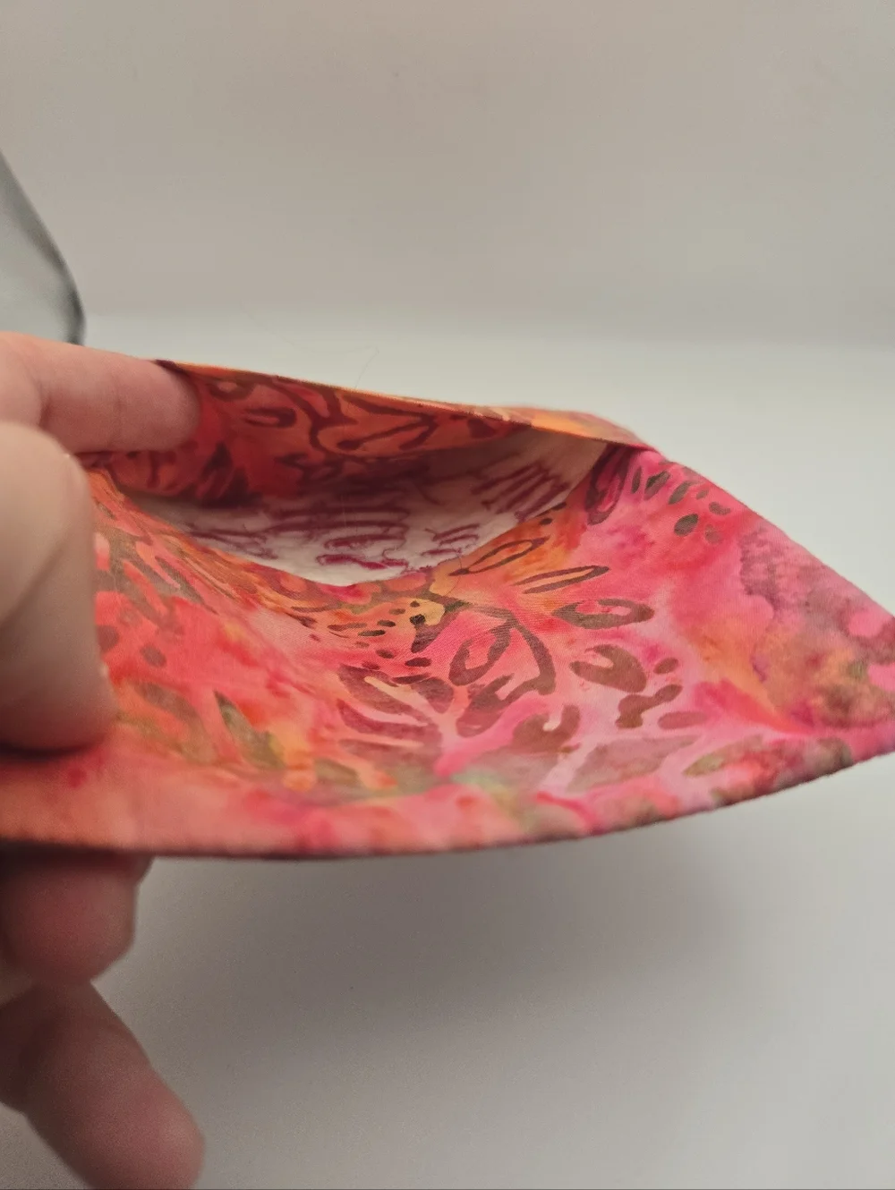 Handmade Embroidered. Fabric Pouch - Picture 3 of 3